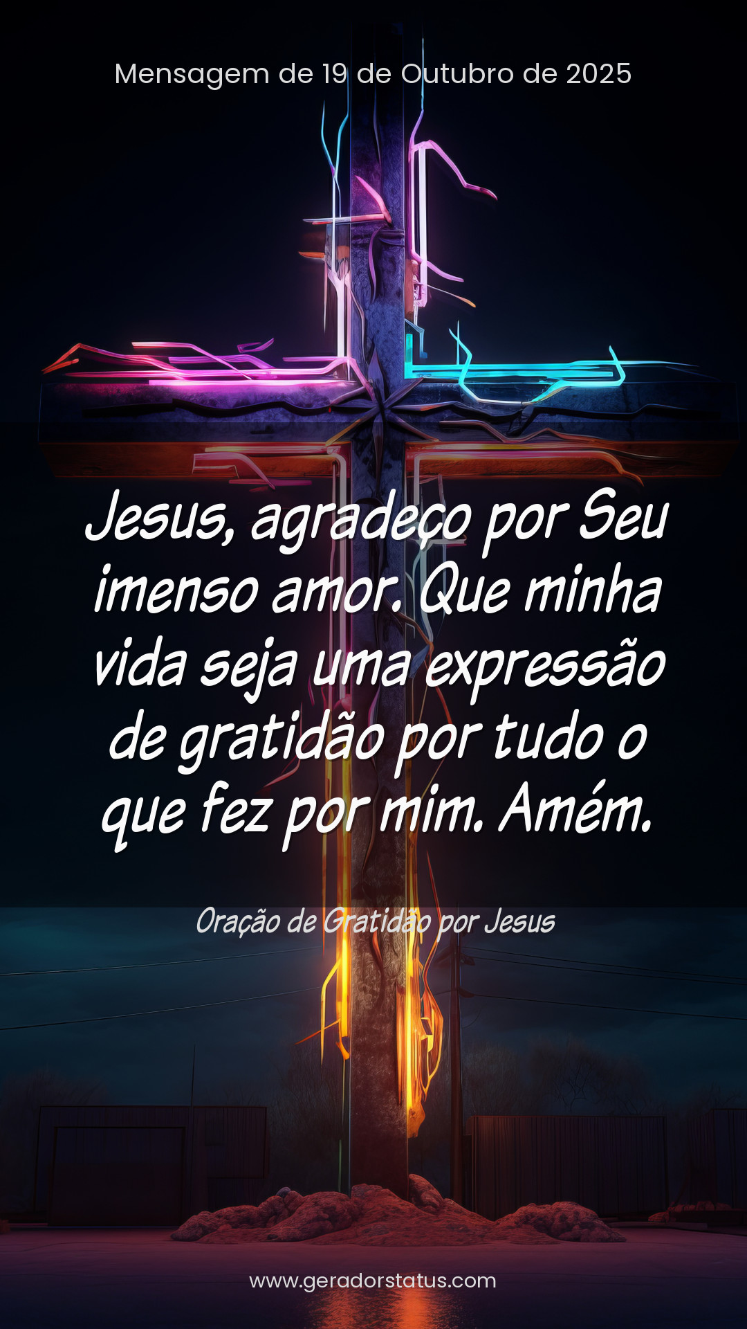 Status do dia: Oração Cristã