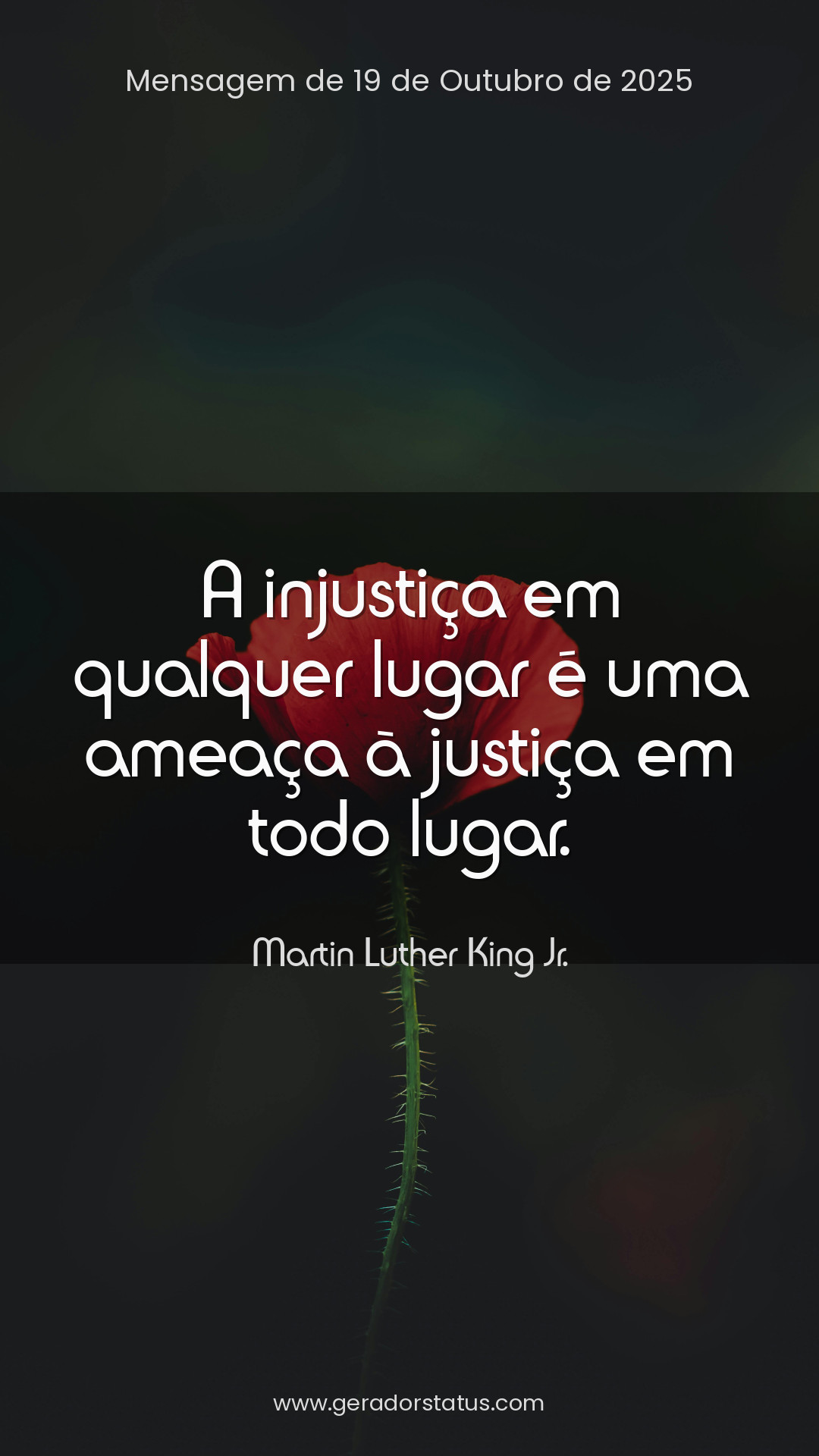 Status do dia: Citação