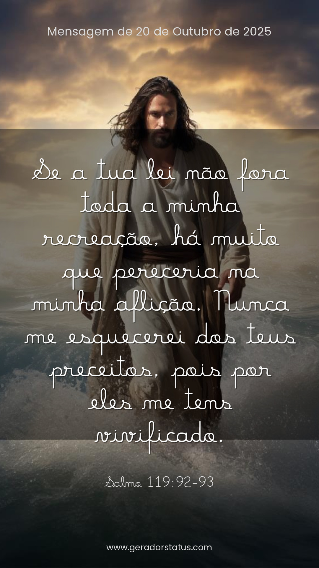 Status do dia: Salmo