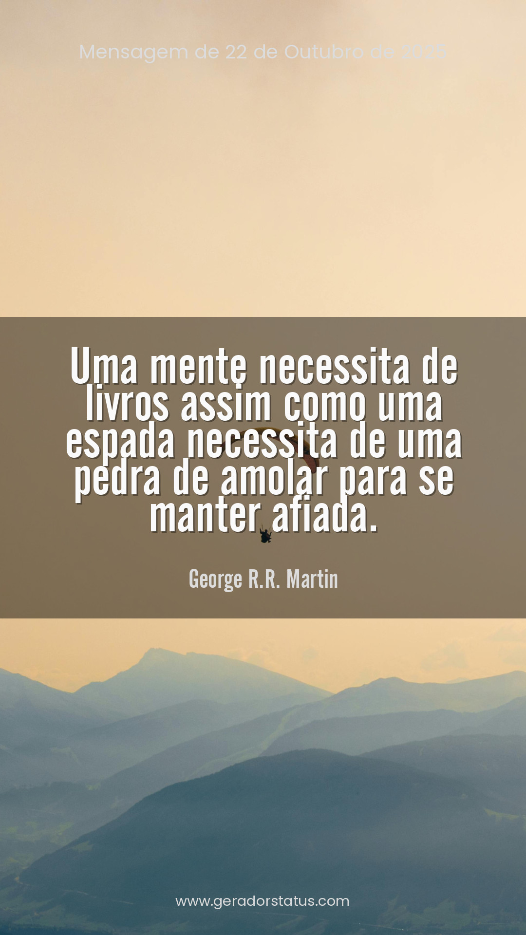 Status do dia: Citação