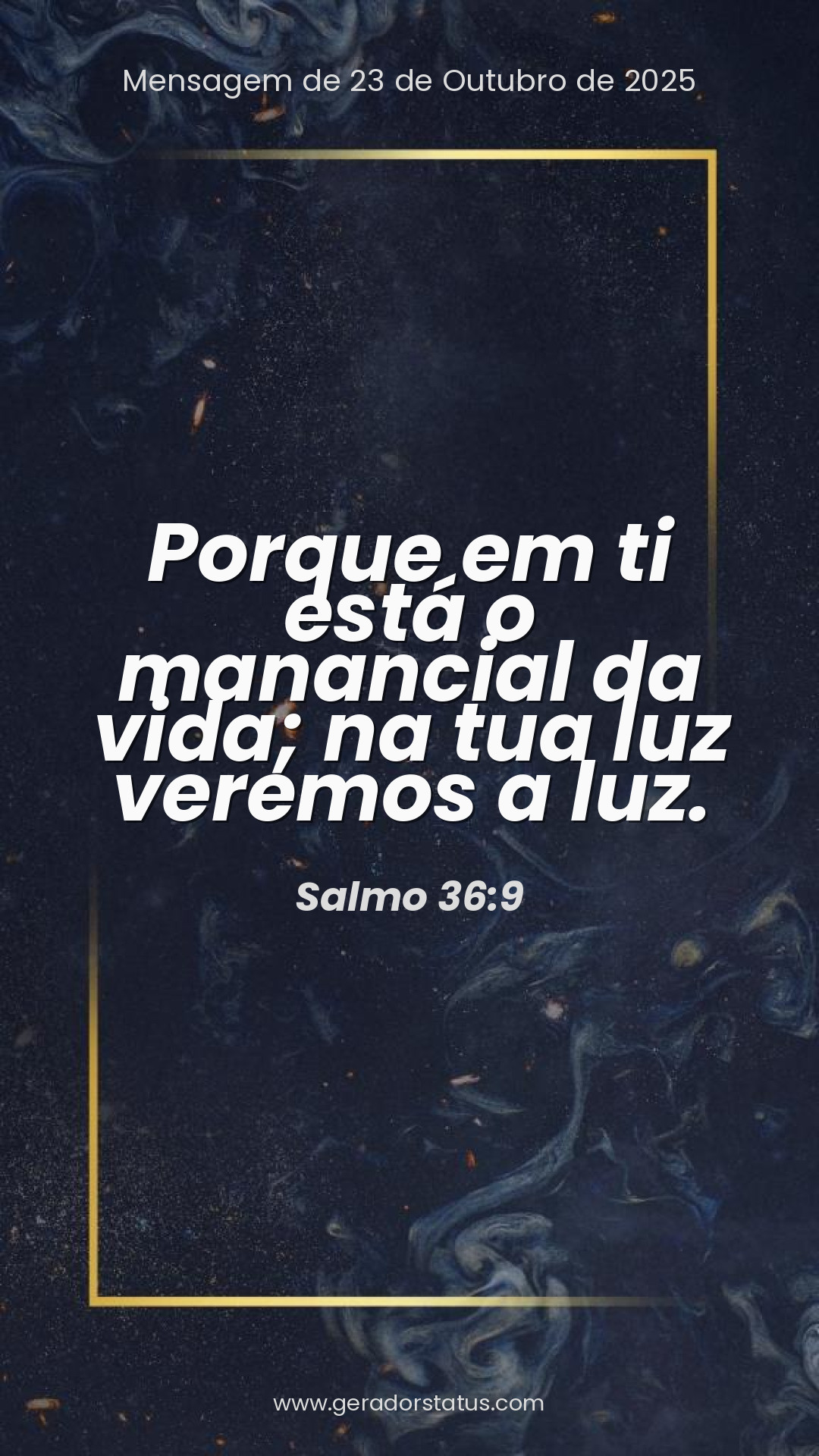 Status do dia: Salmo