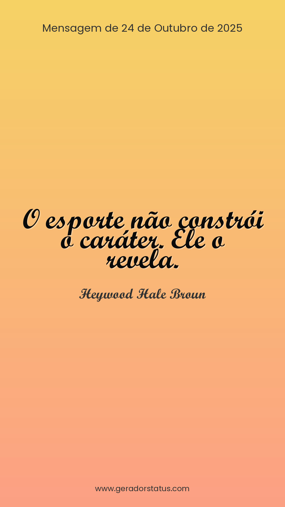 Status do dia: Citação