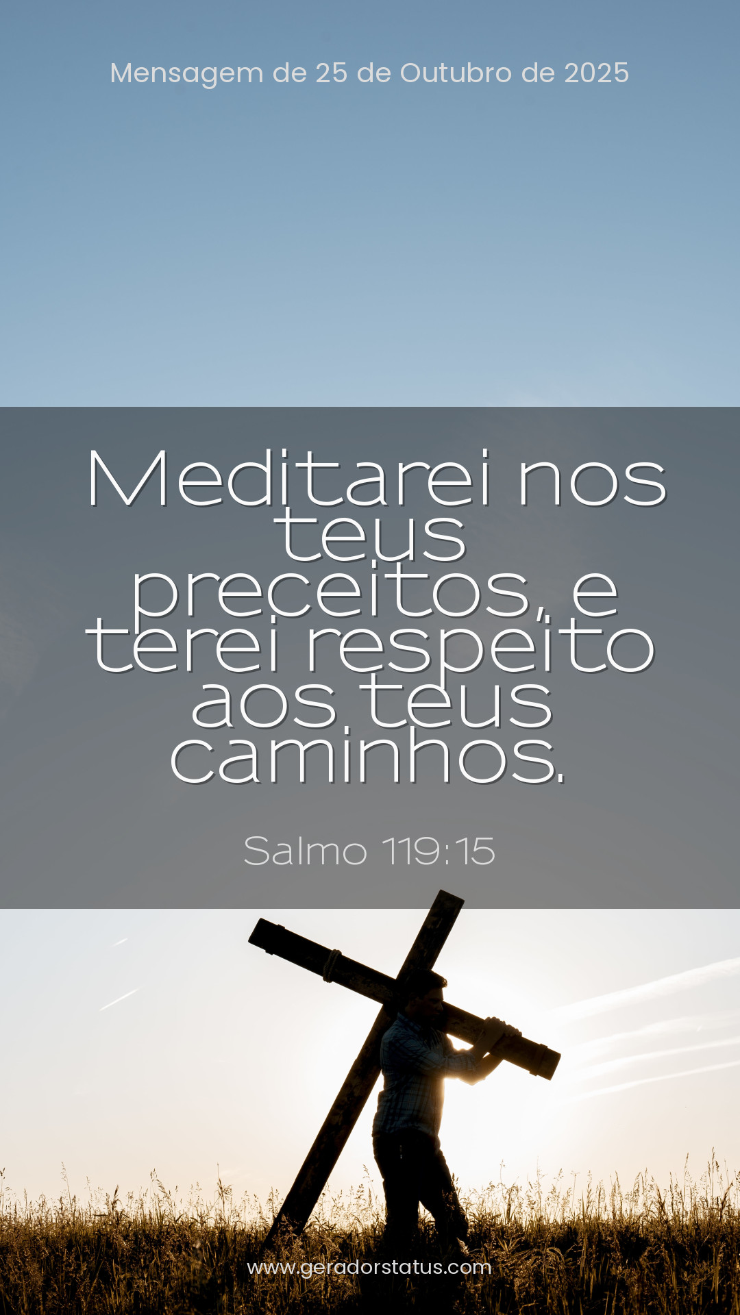 Status do dia: Salmo