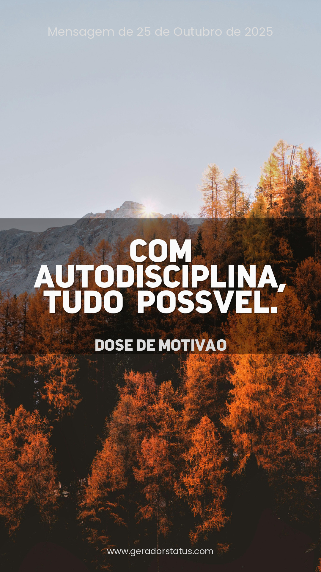 Status do dia: Motivacional