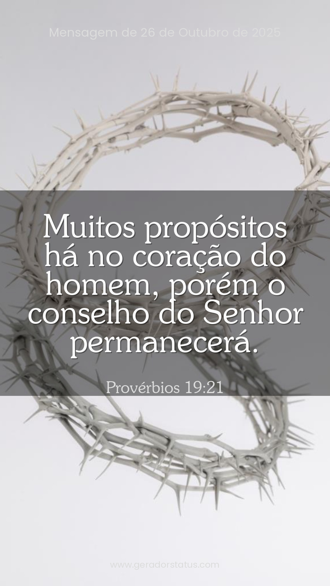 Status do dia: Versículo