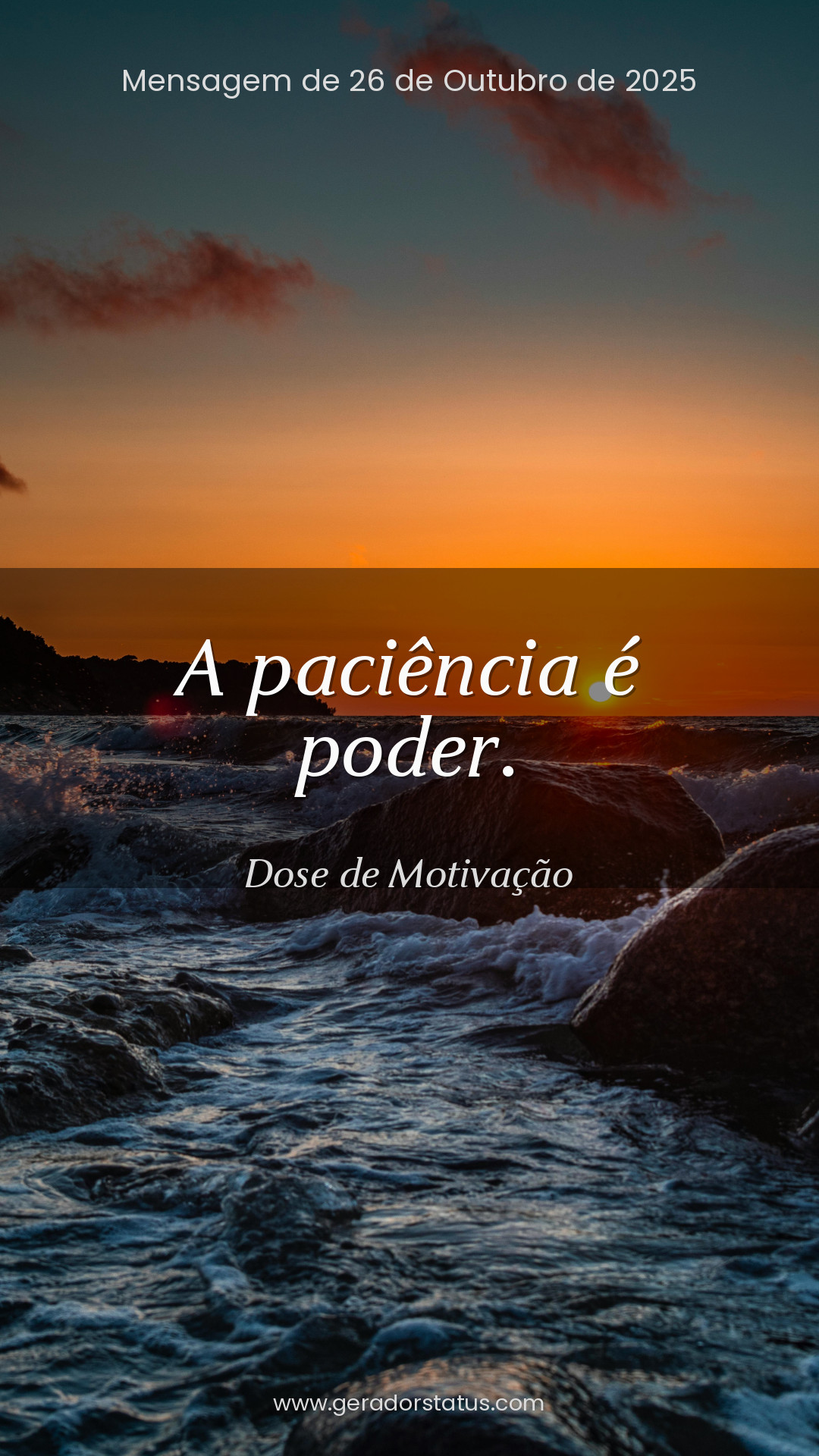 Status do dia: Motivacional