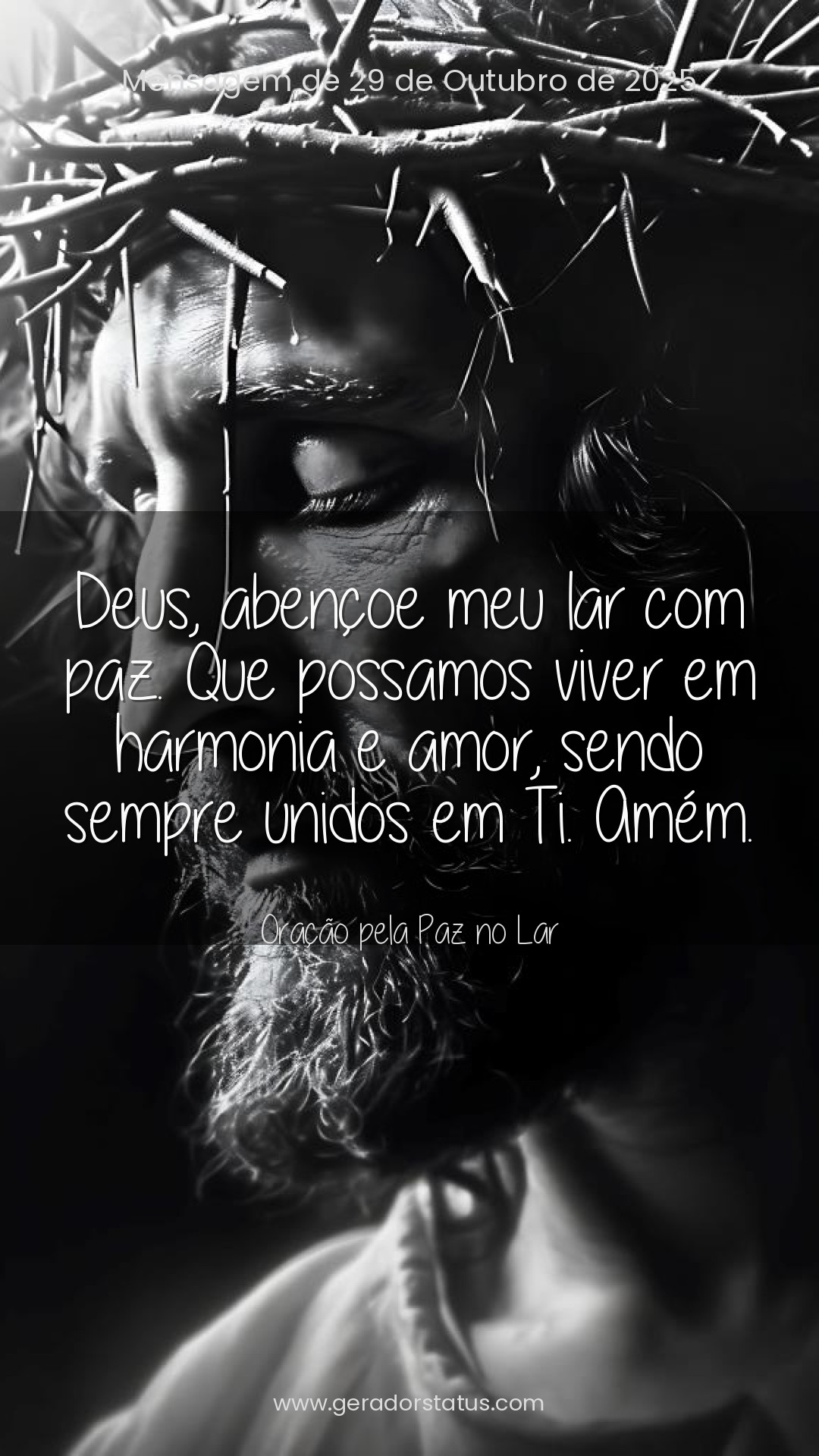 Status do dia: Oração Cristã