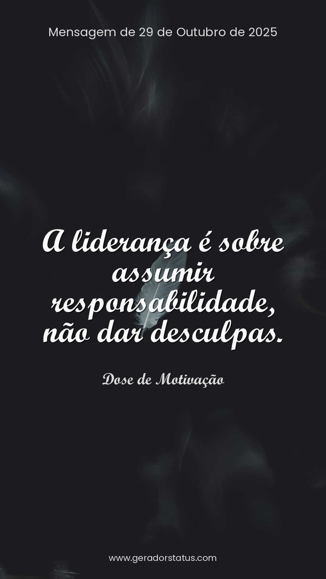 Status do dia: Motivacional