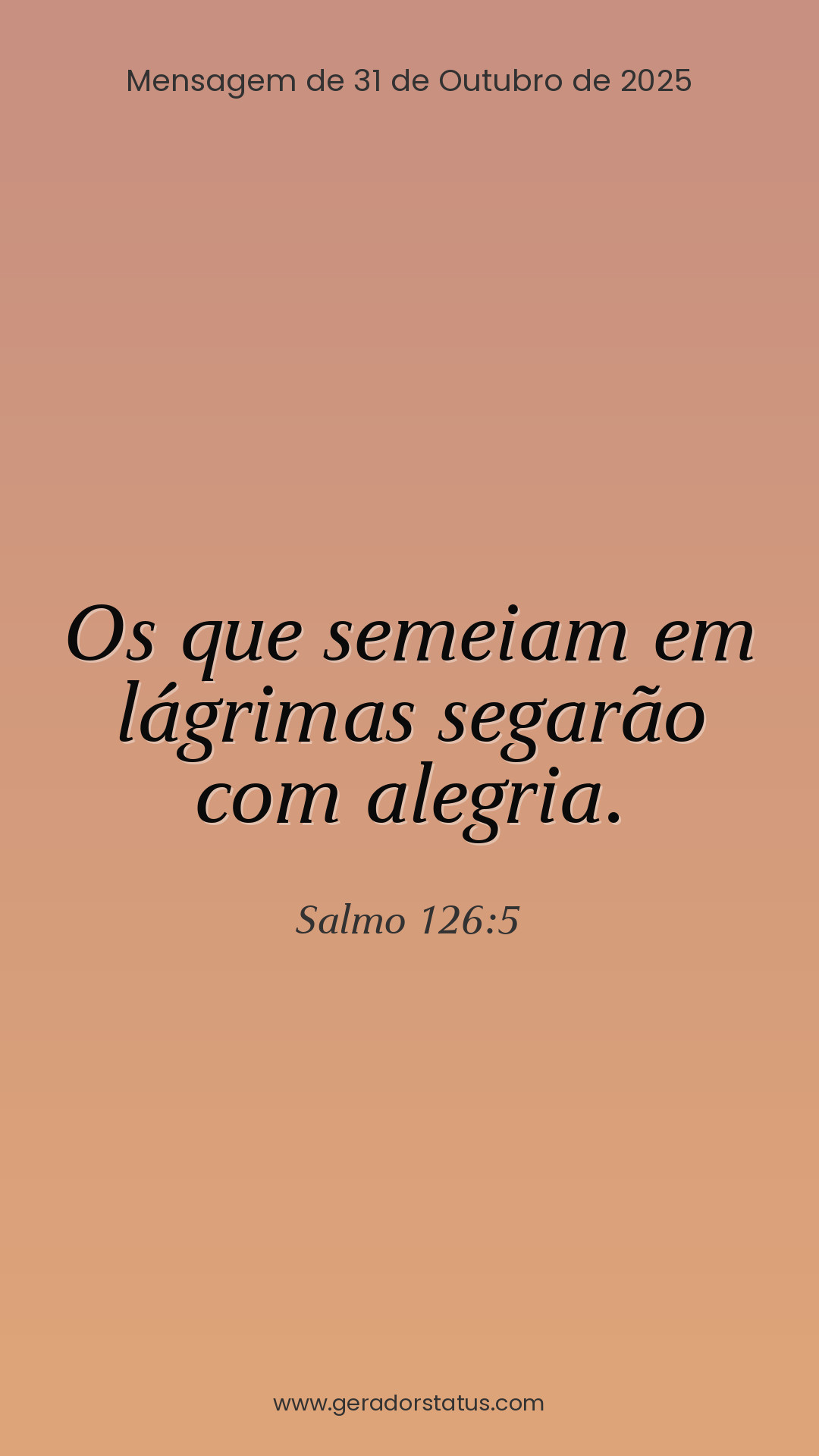 Status do dia: Salmo