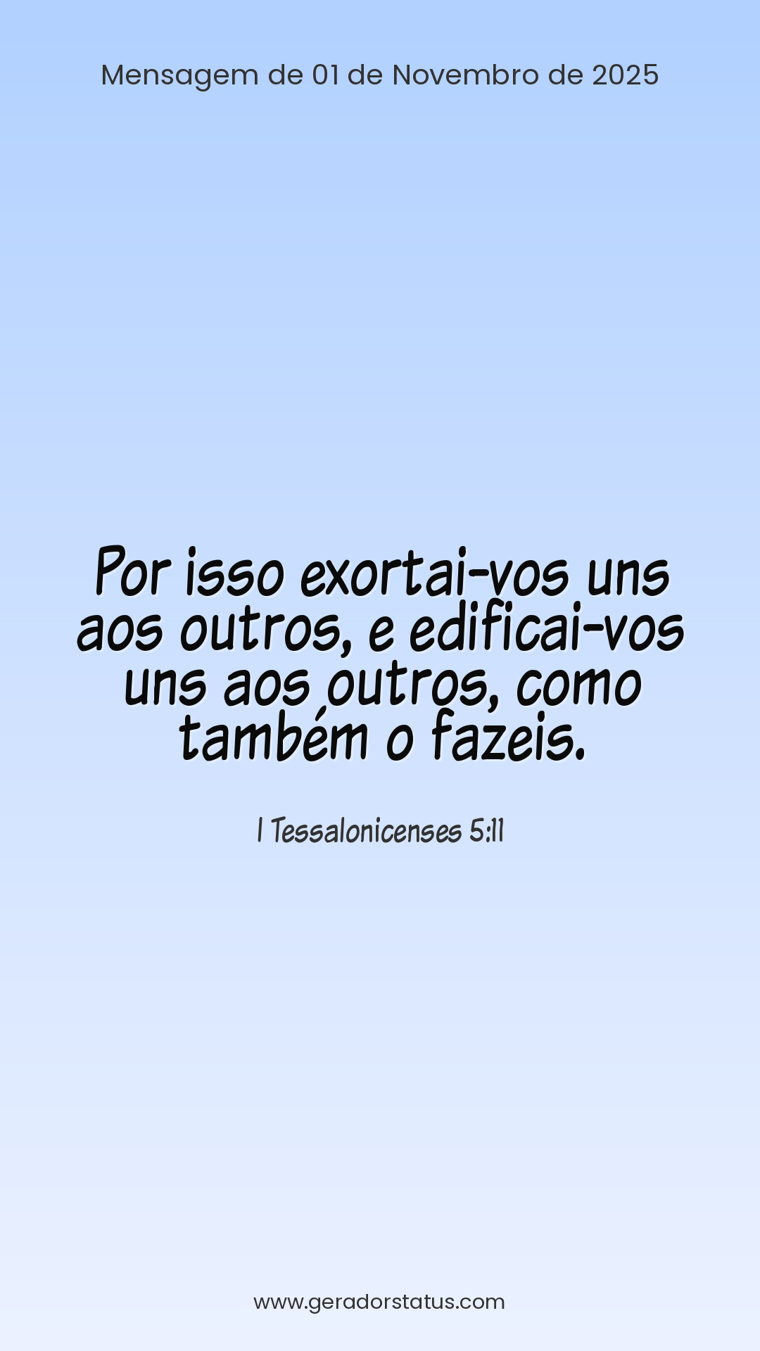 Status do dia: Versículo