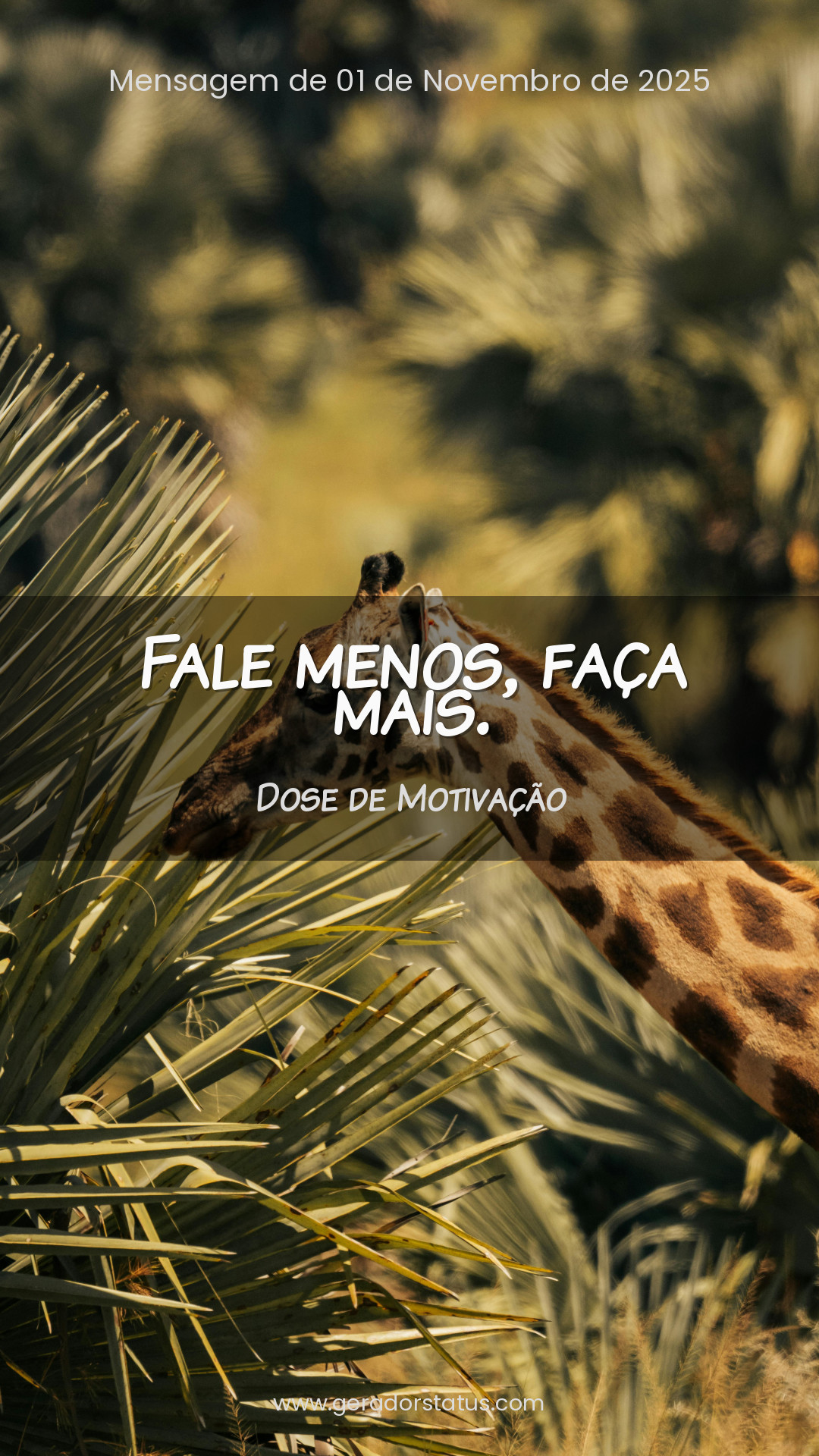 Status do dia: Motivacional