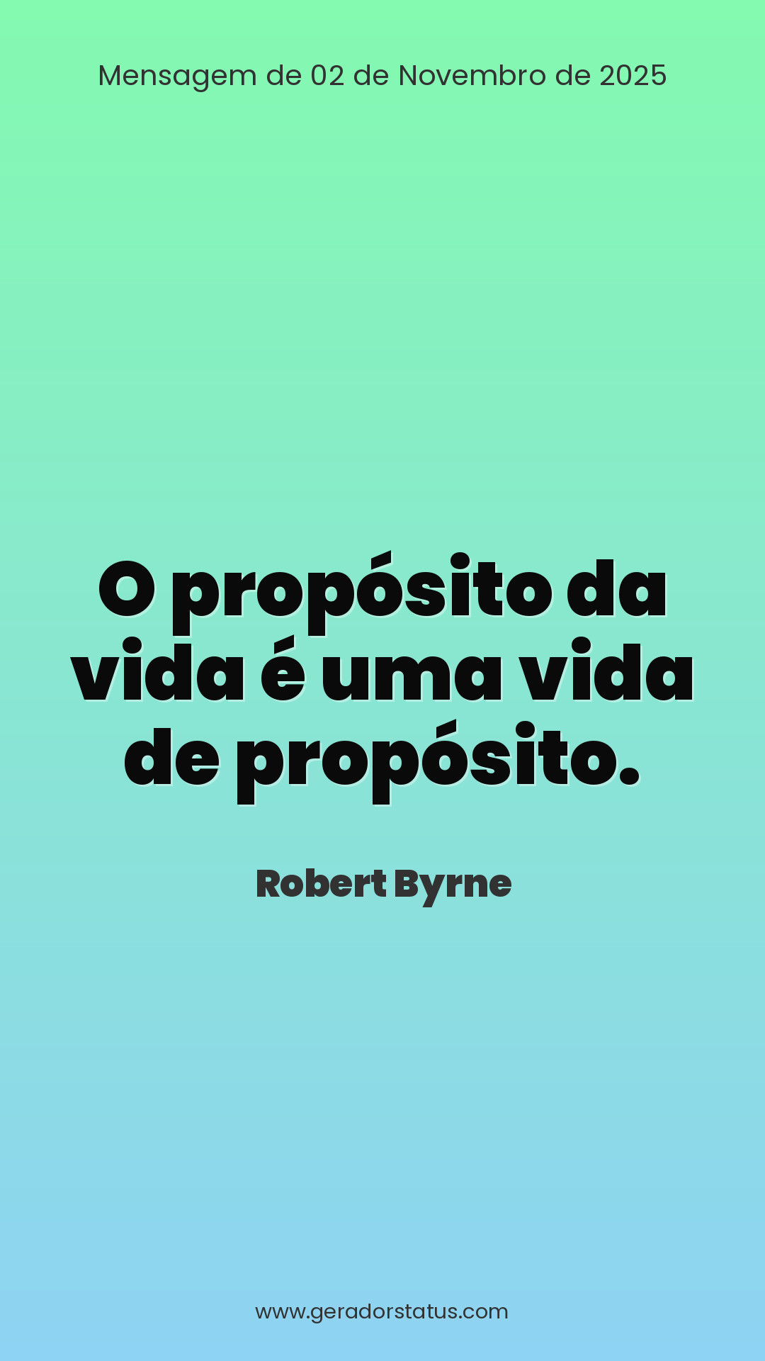 Status do dia: Reflexão