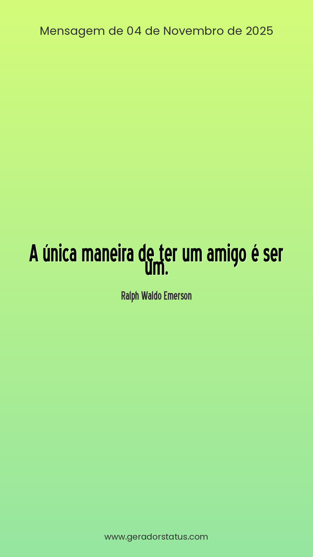 Status do dia: Citação