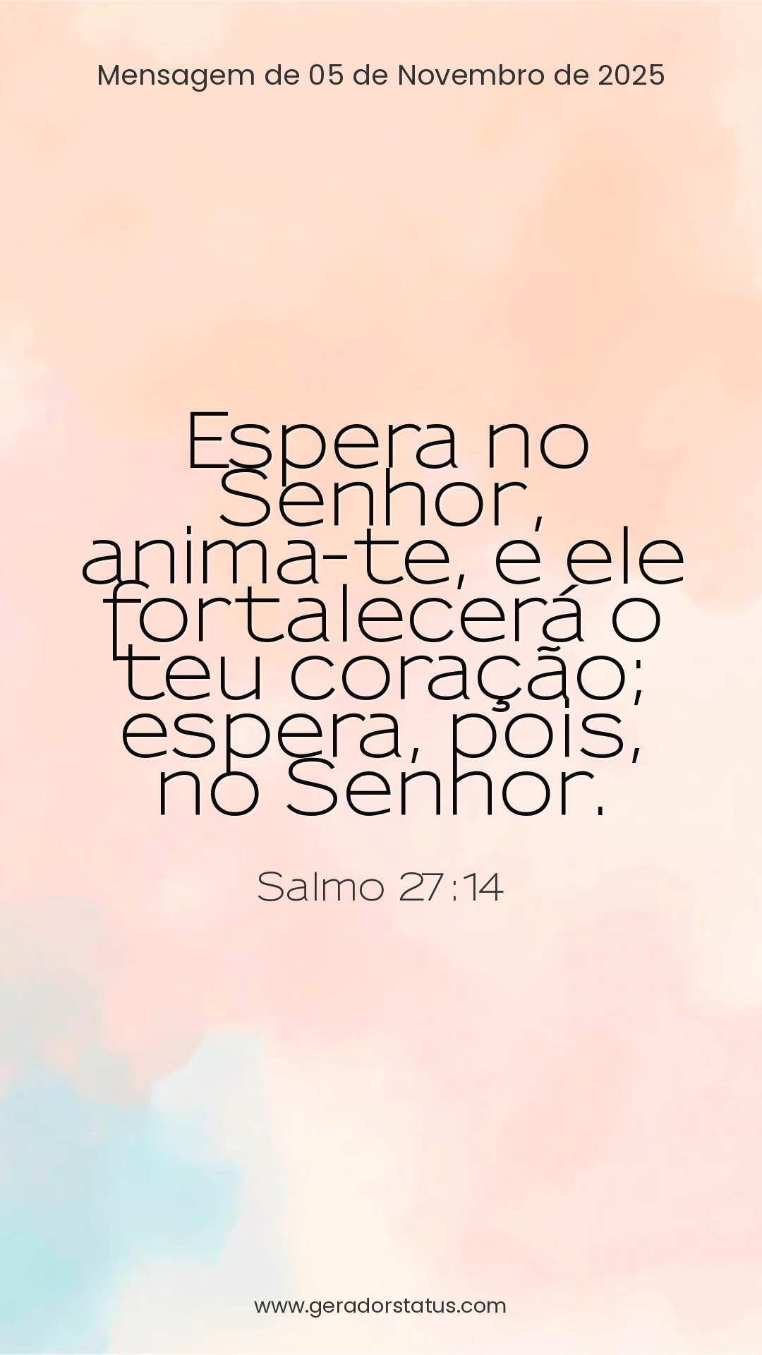 Status do dia: Salmo