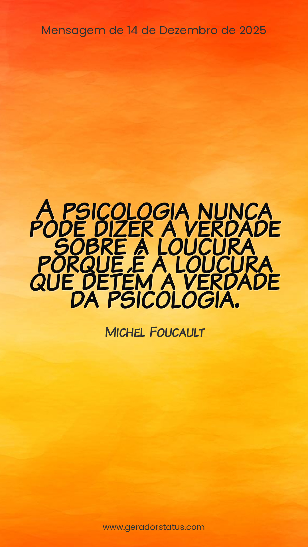 Status do dia: Citação