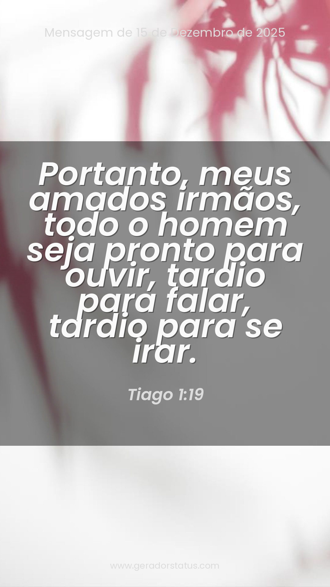 Status do dia: Versículo