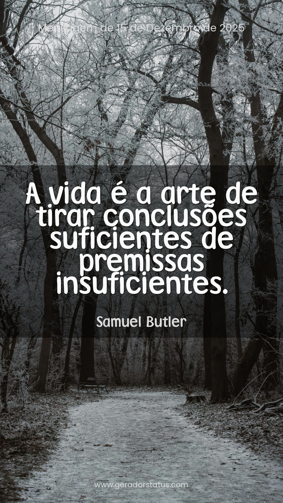 Status do dia: Citação