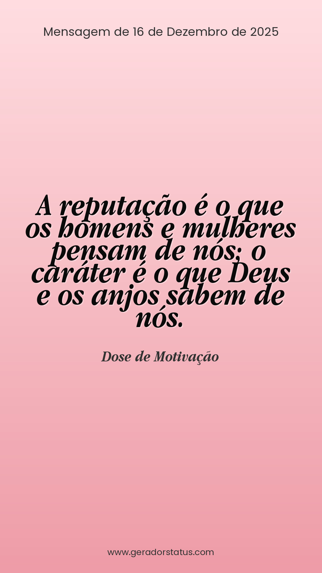 Status do dia: Motivacional