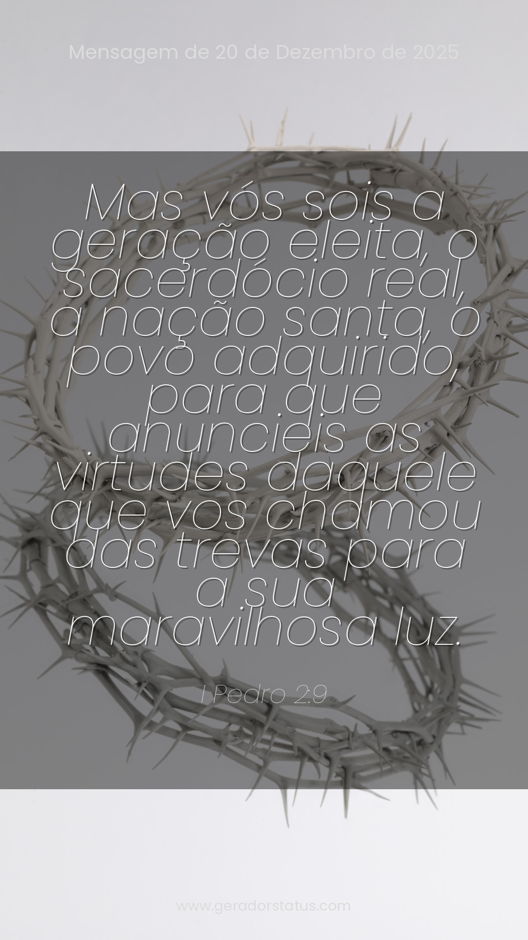 Status do dia: Versículo