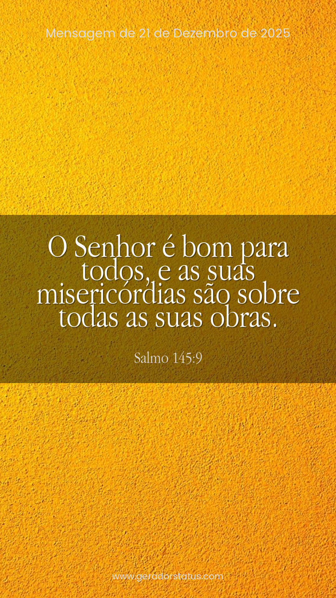 Status do dia: Salmo