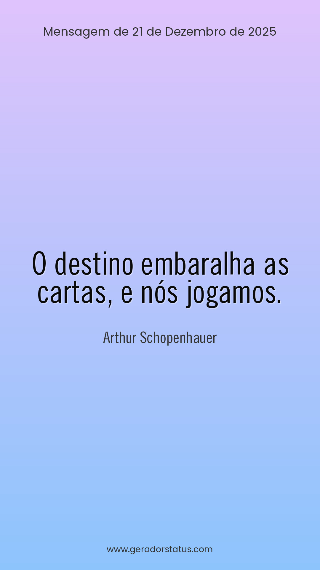 Status do dia: Citação