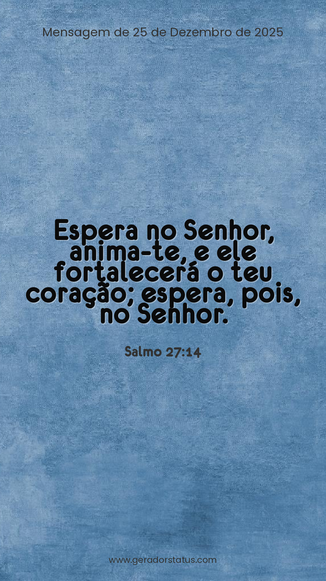 Status do dia: Salmo