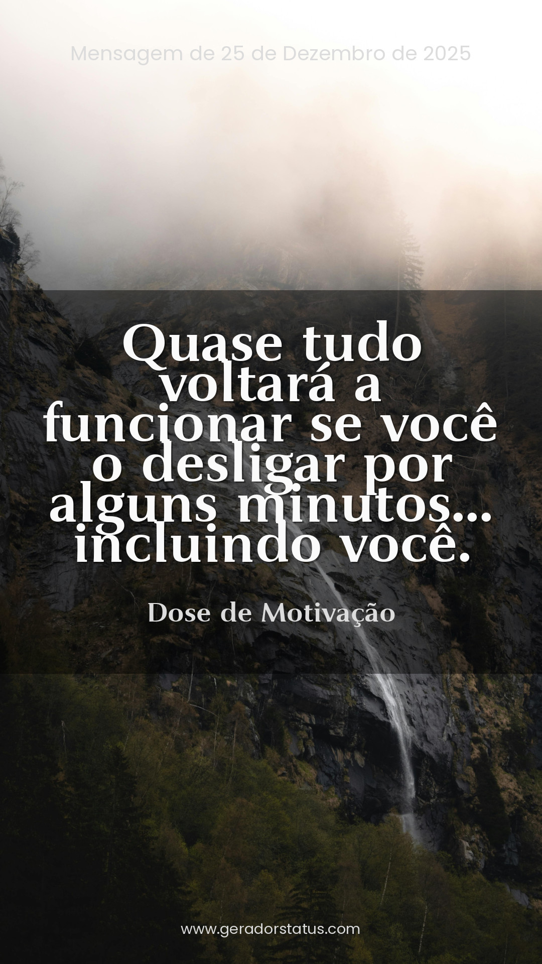 Status do dia: Motivacional