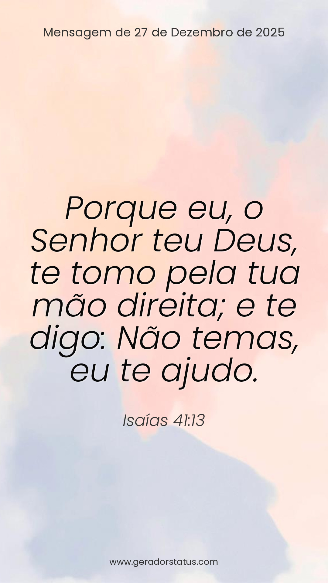 Status do dia: Versículo