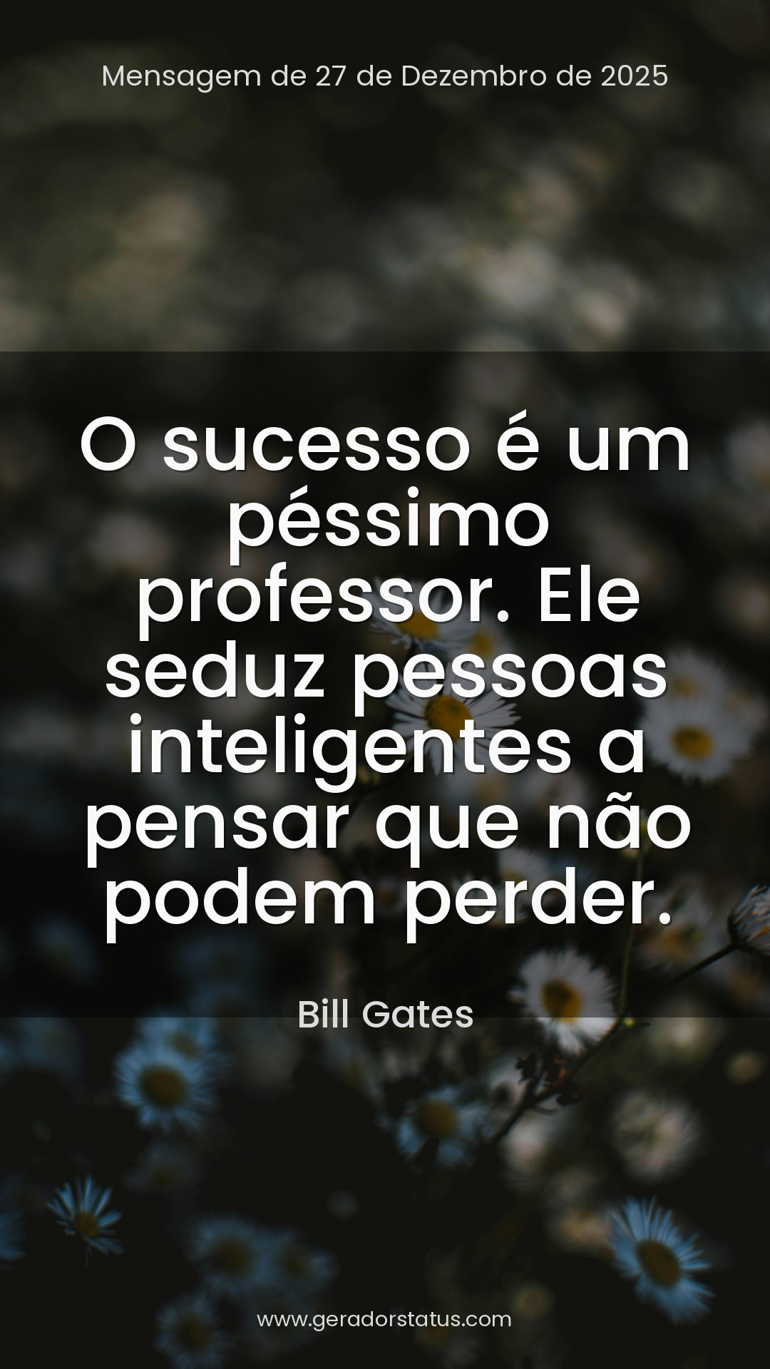 Status do dia: Citação