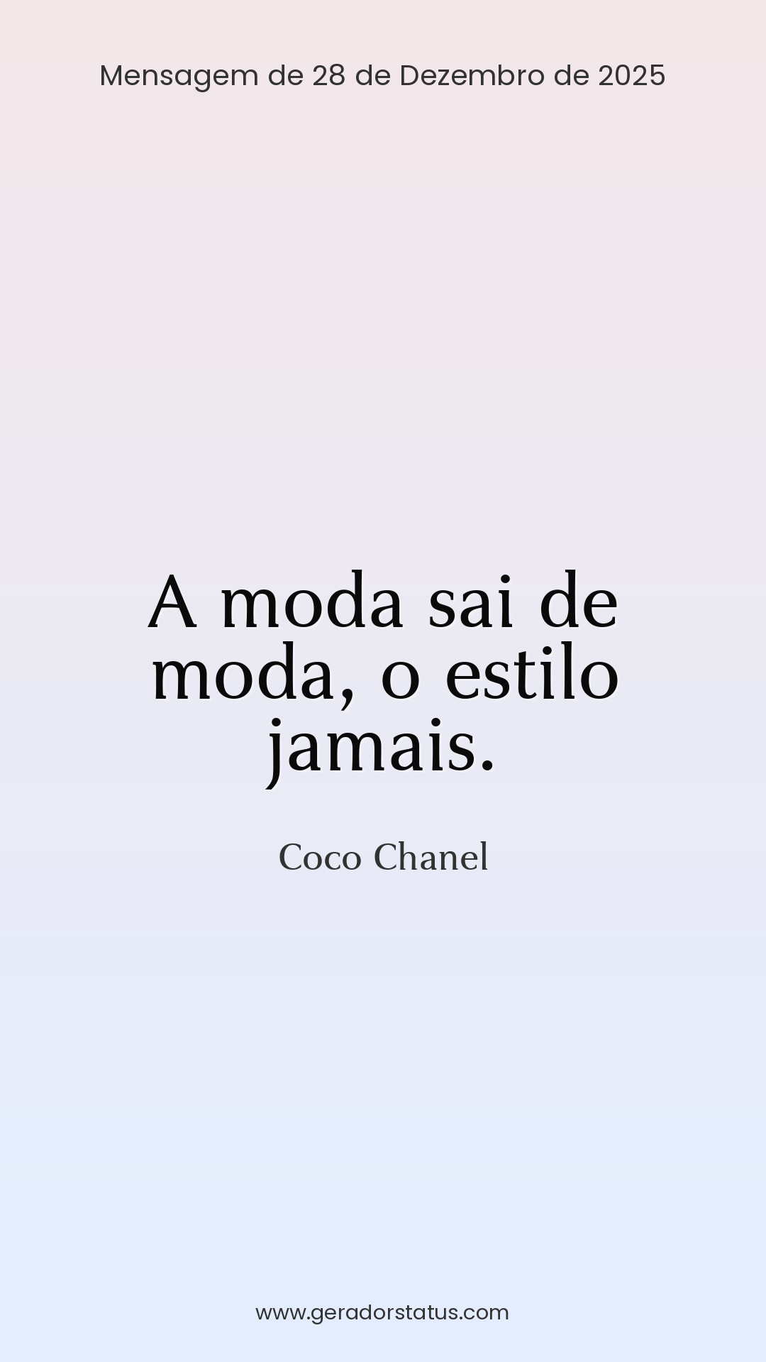 Status do dia: Citação