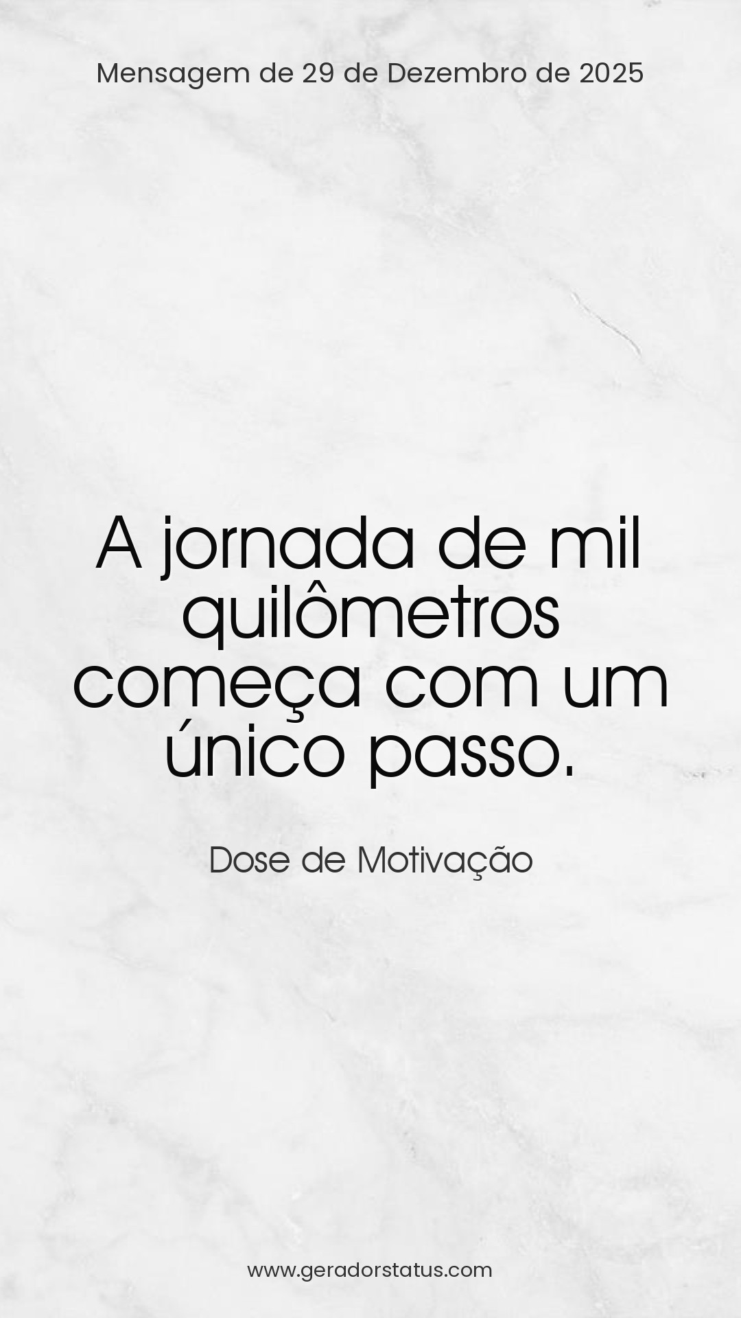 Status do dia: Motivacional