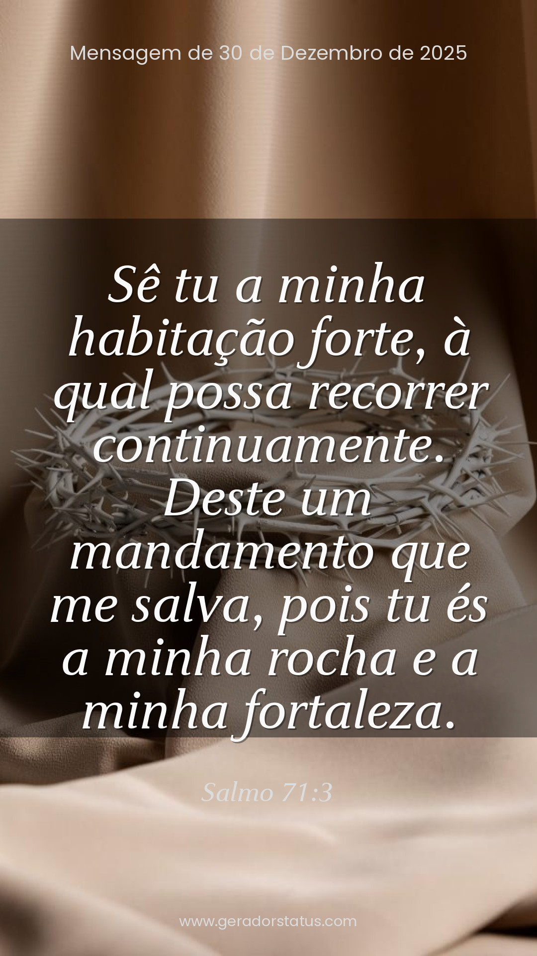 Status do dia: Salmo