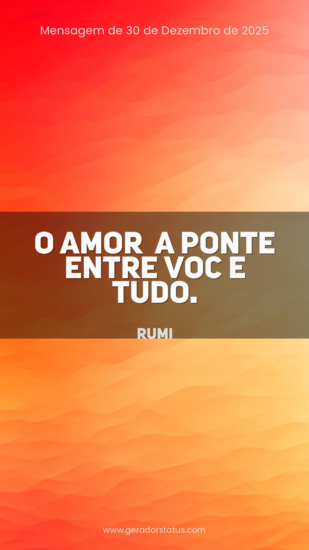 Status do dia: Reflexão