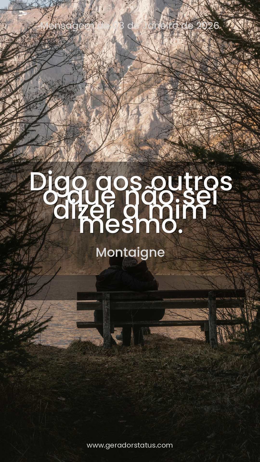 Status do dia: Reflexão