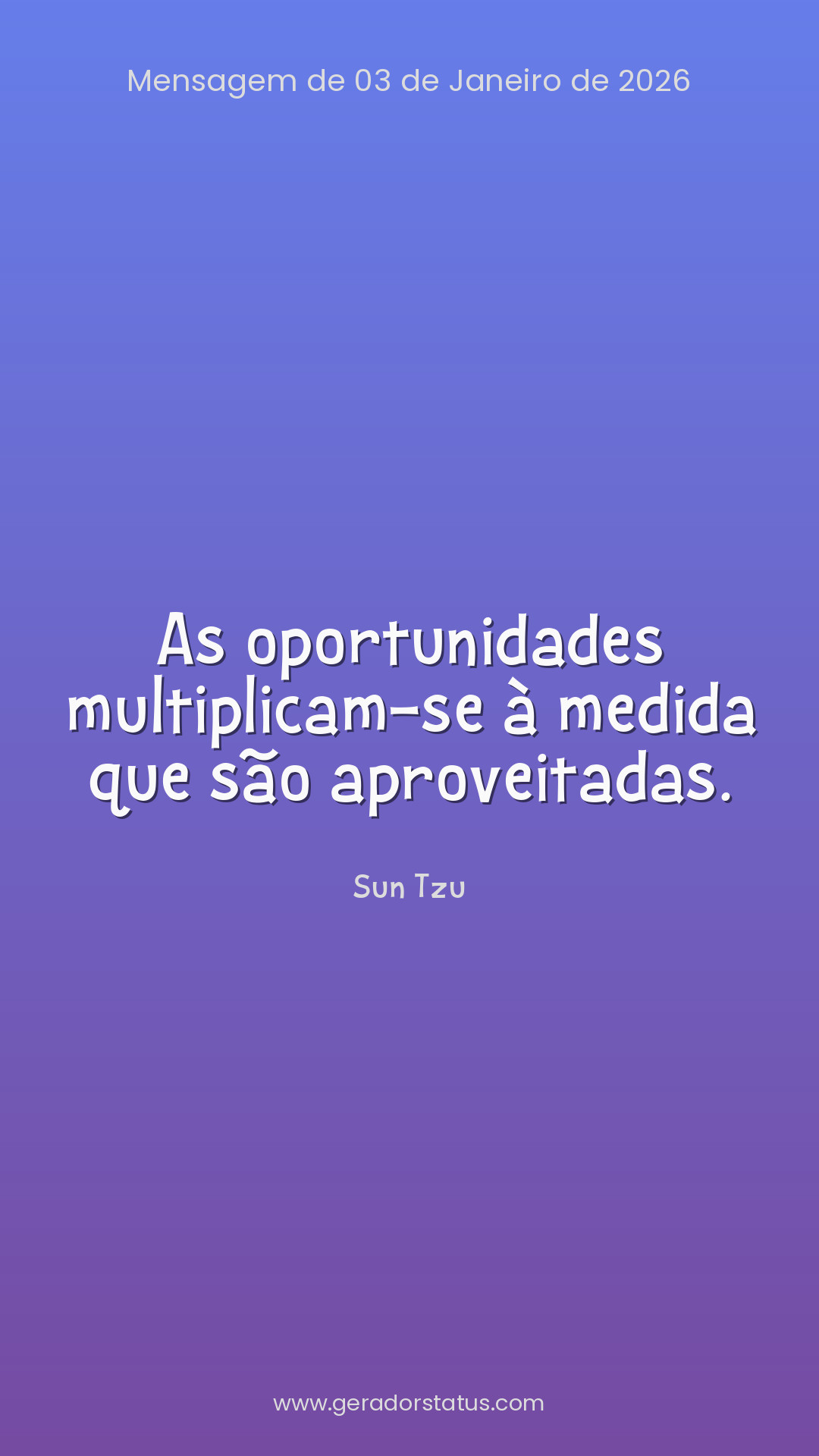 Status do dia: Sabedoria