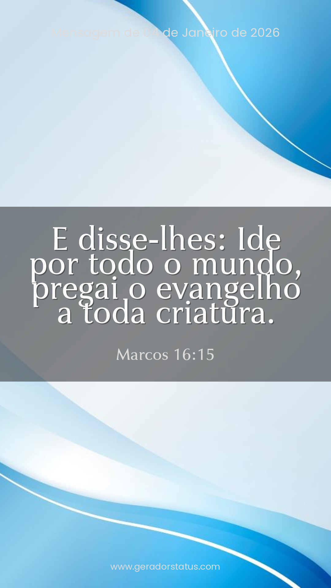 Status do dia: Versículo