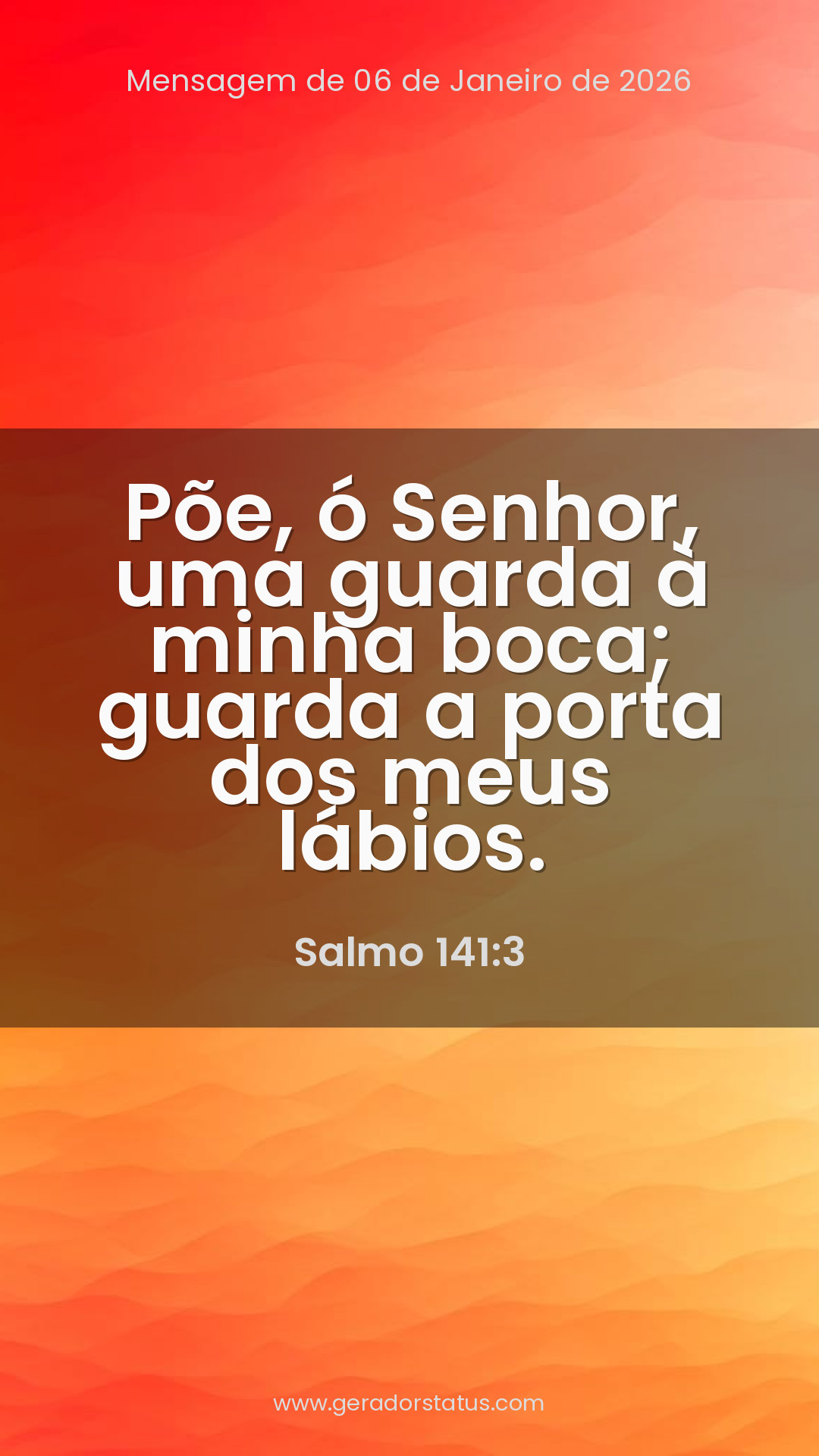 Status do dia: Salmo