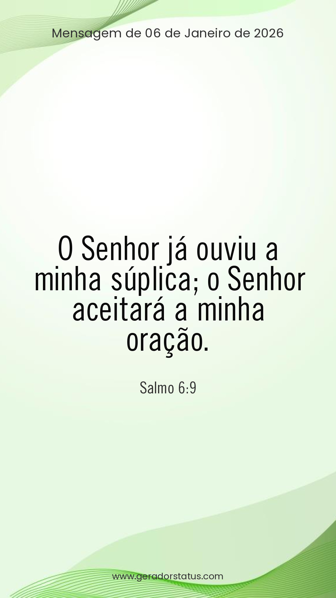 Status do dia: Salmo
