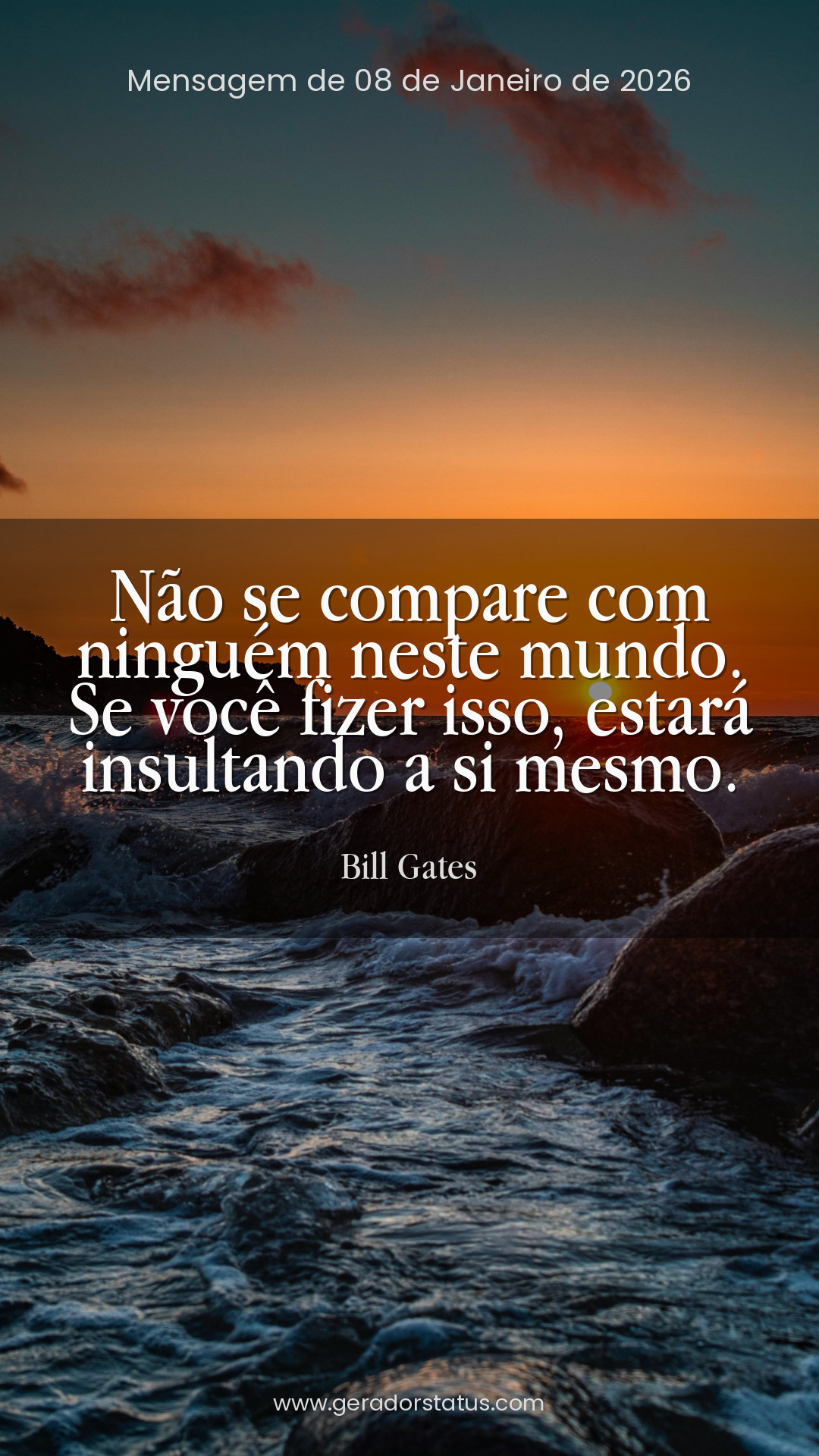 Status do dia: Citação