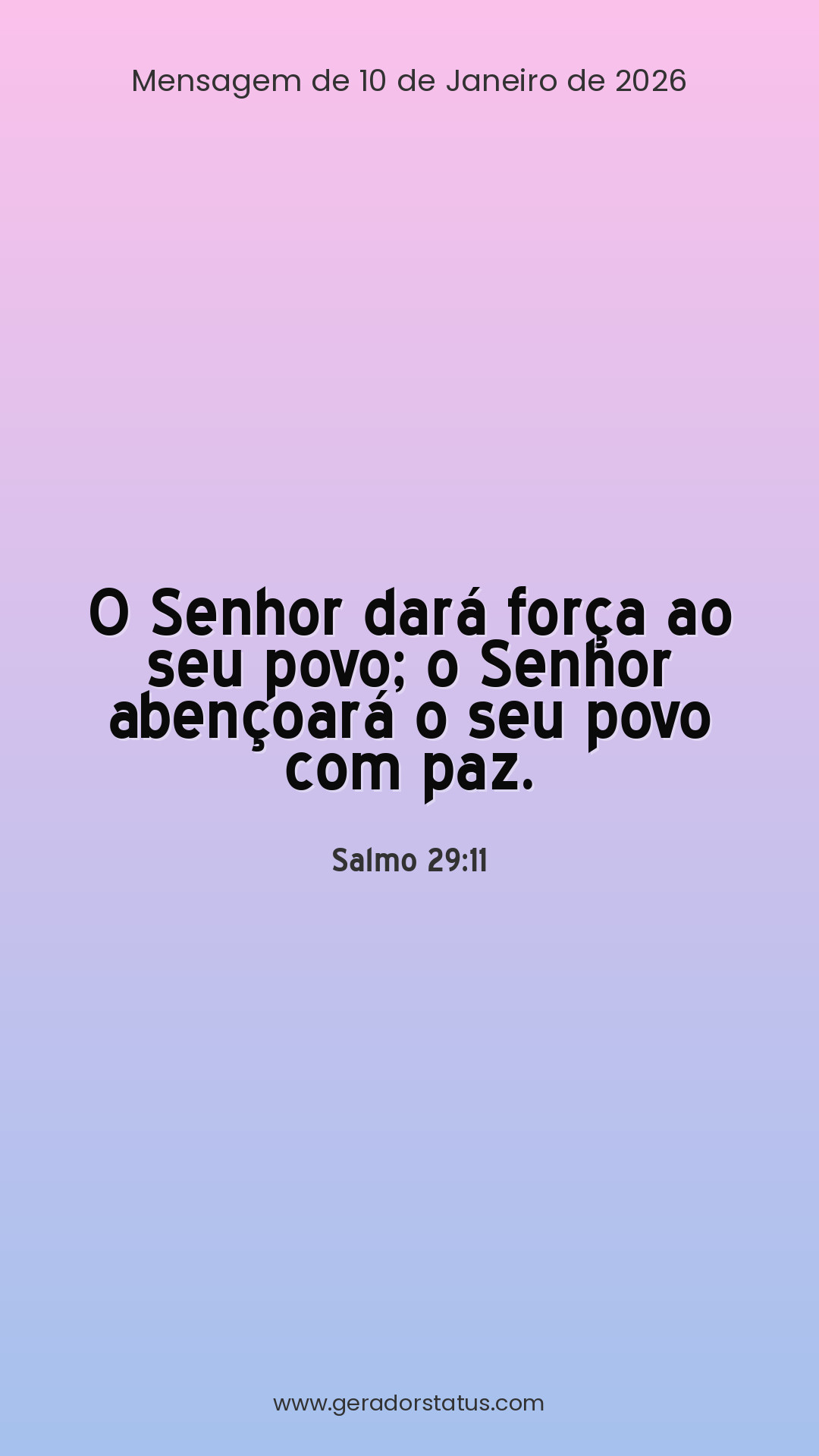 Status do dia: Salmo