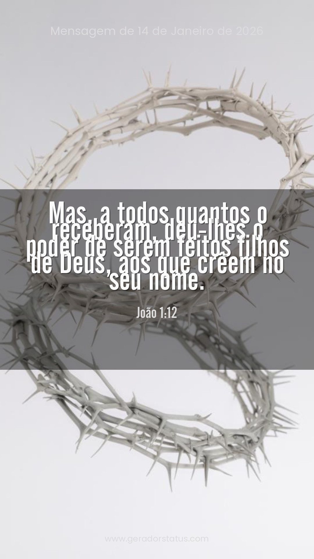 Status do dia: Versículo