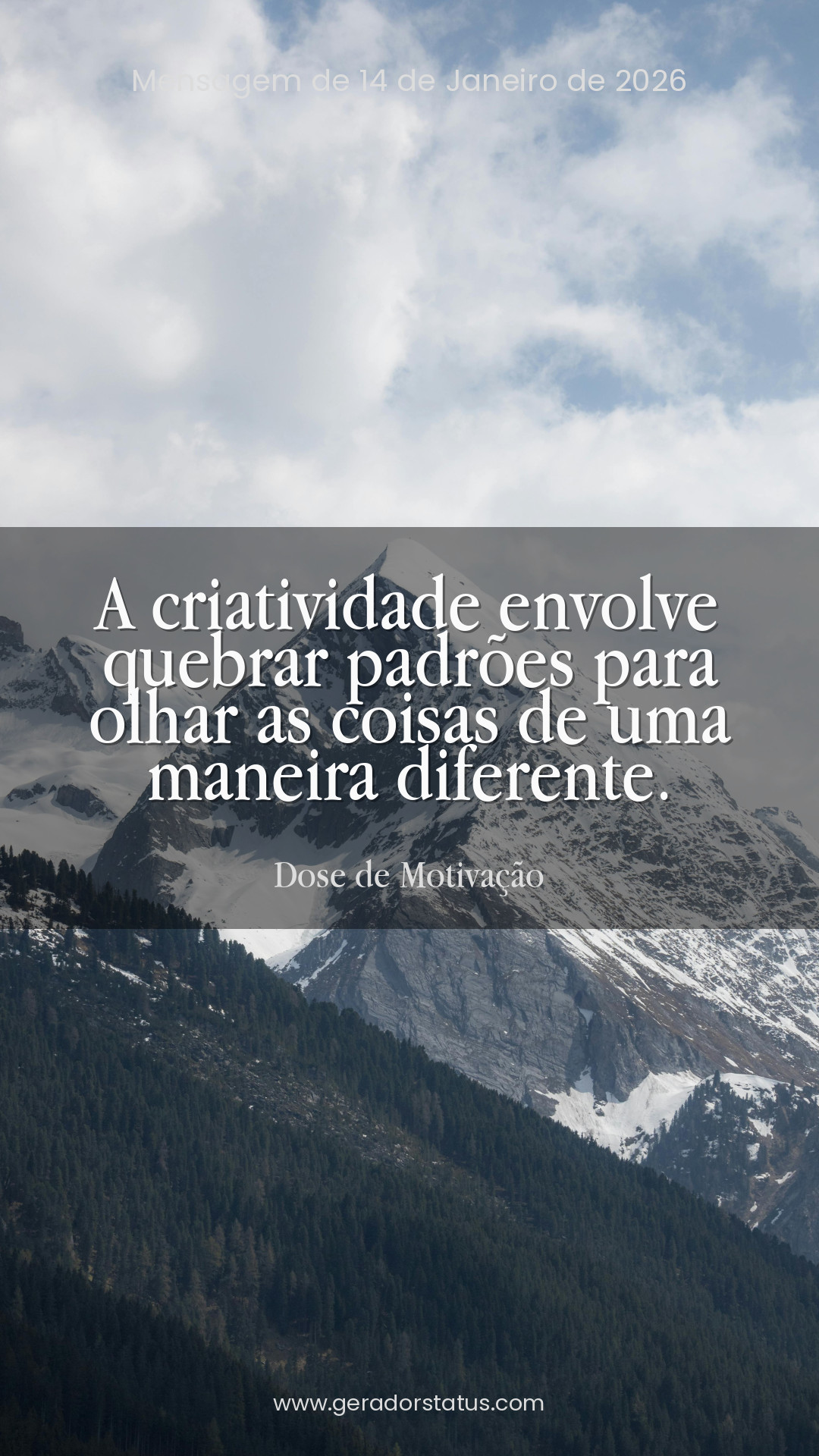 Status do dia: Motivacional