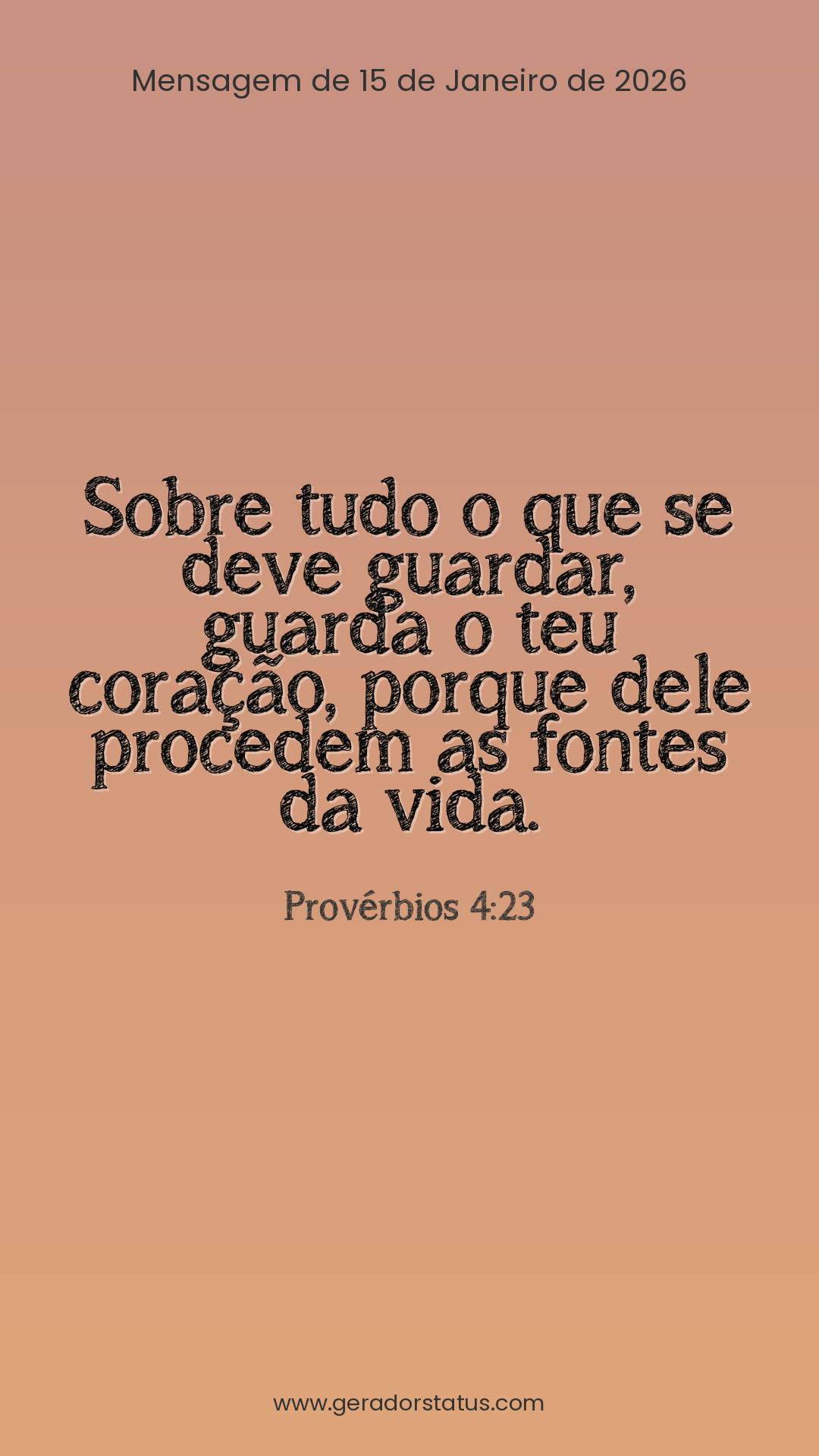 Status do dia: Versículo