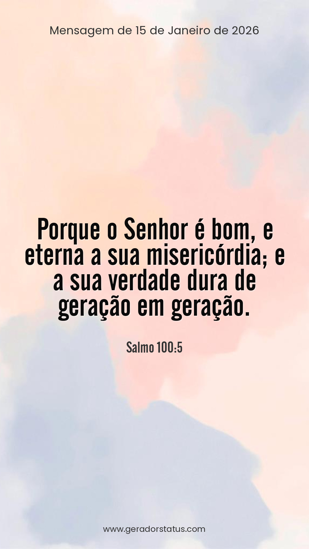 Status do dia: Salmo