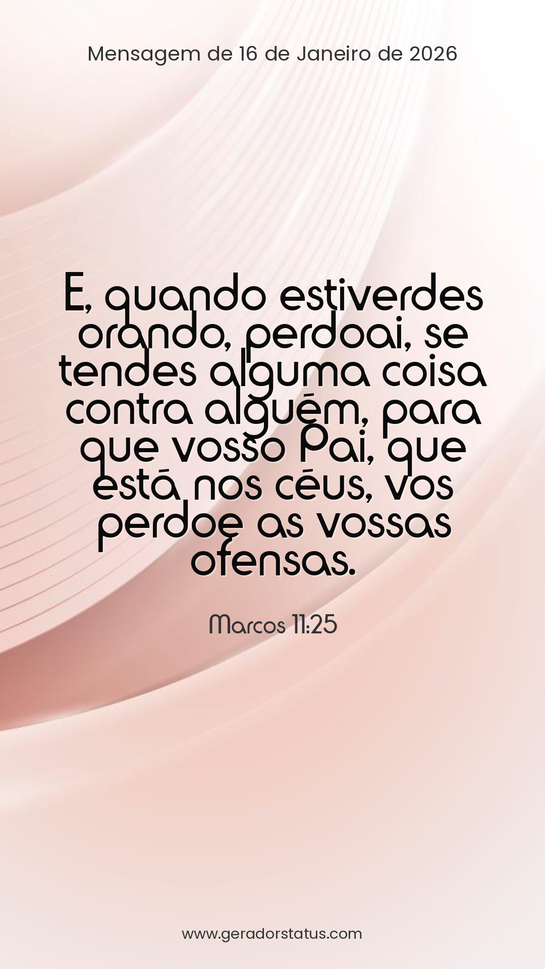 Status do dia: Versículo