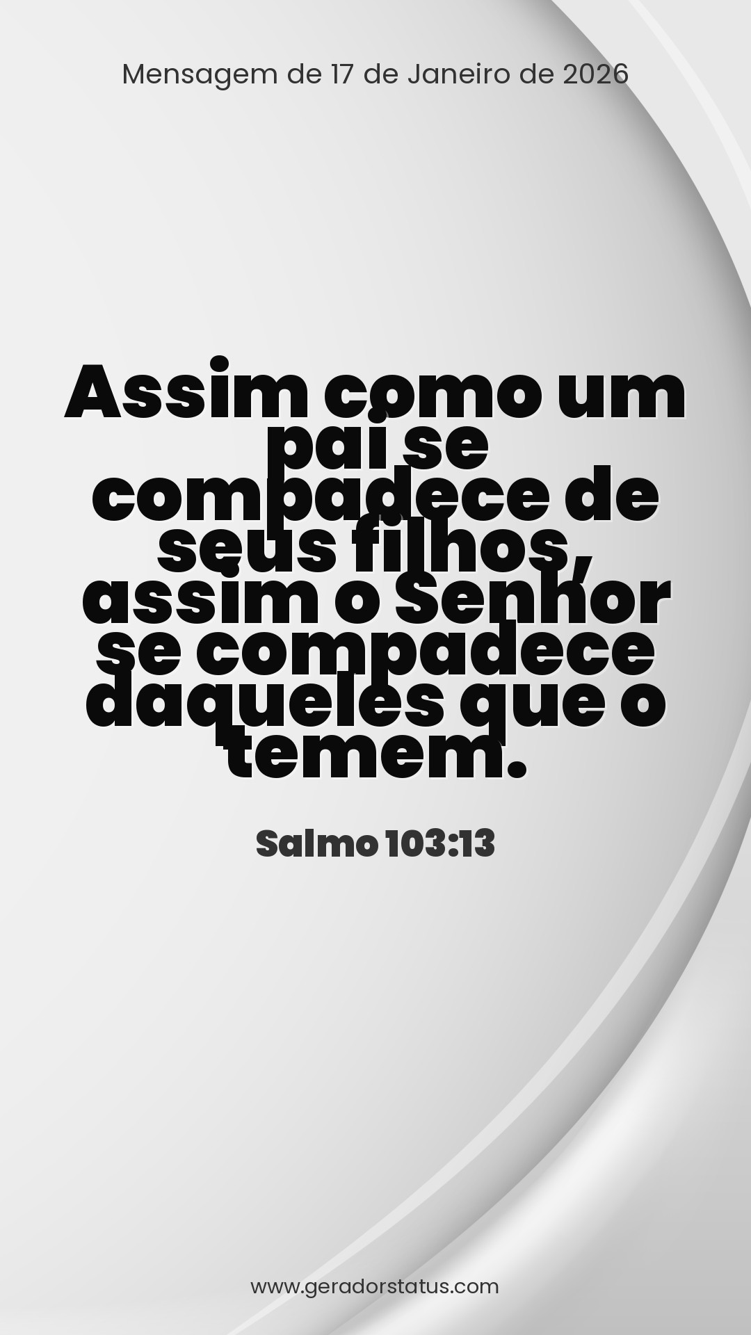 Status do dia: Salmo