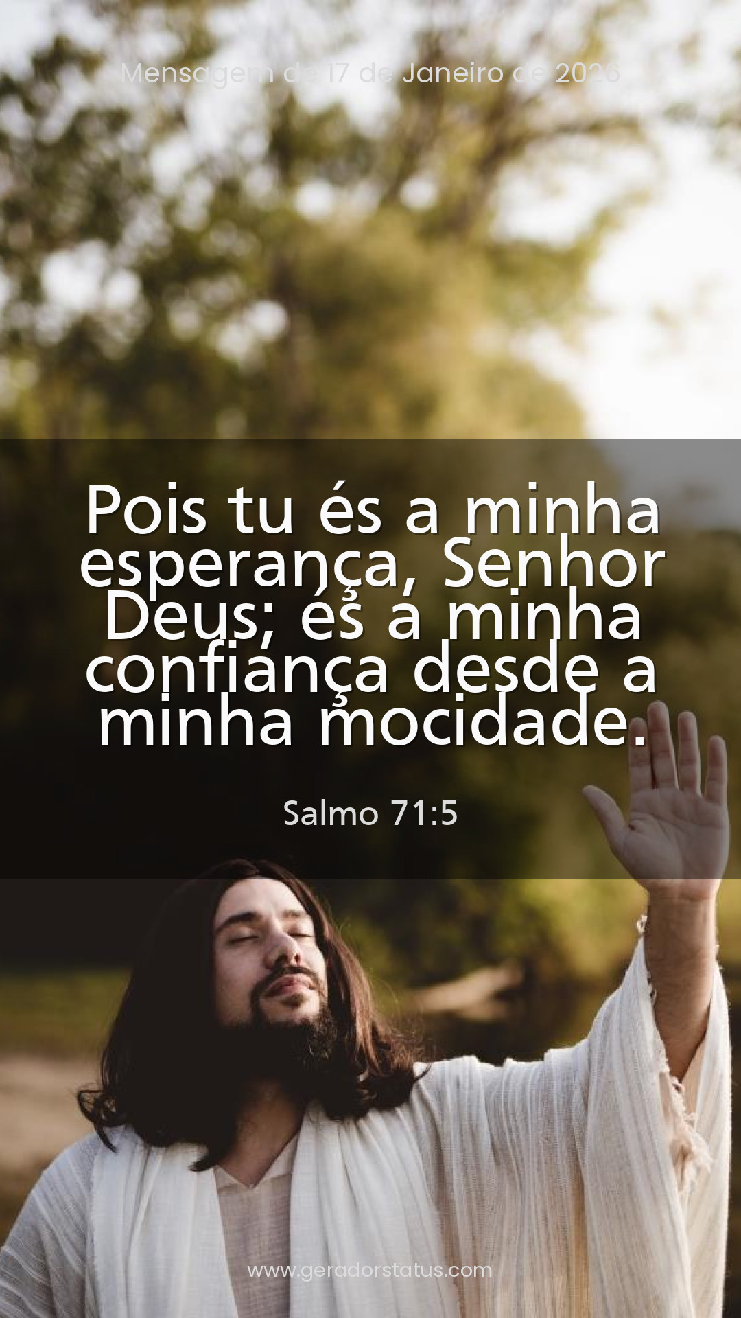 Status do dia: Salmo