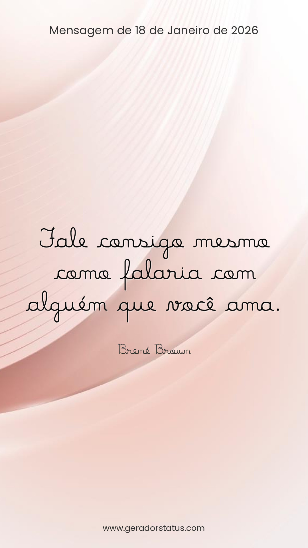 Status do dia: Reflexão