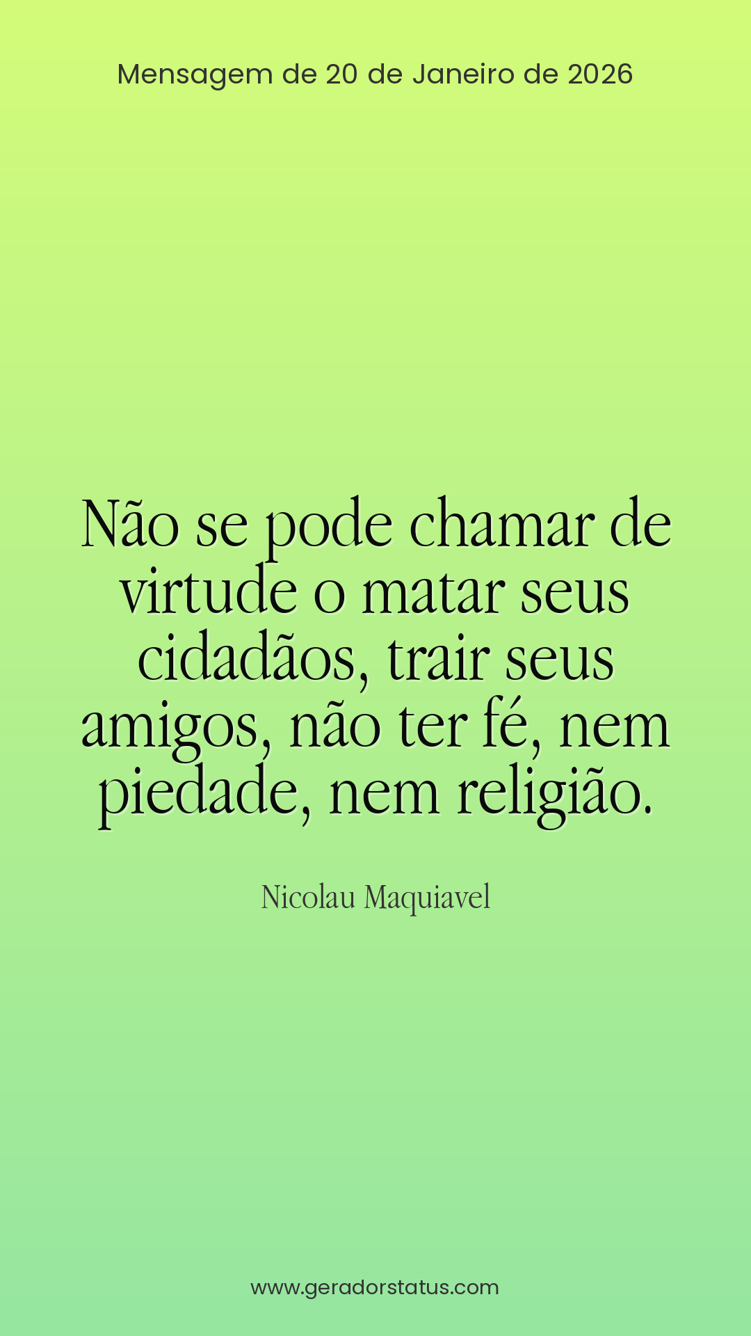 Status do dia: Sabedoria