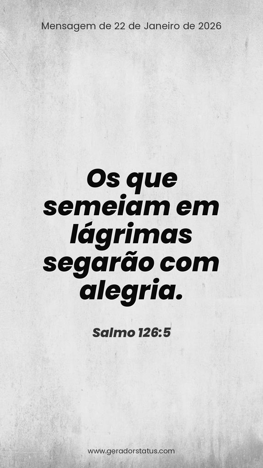 Status do dia: Salmo